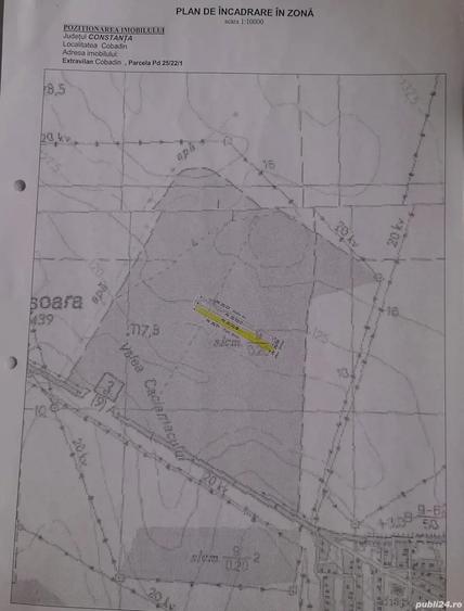Teren de 12000 mp, în Cobadin