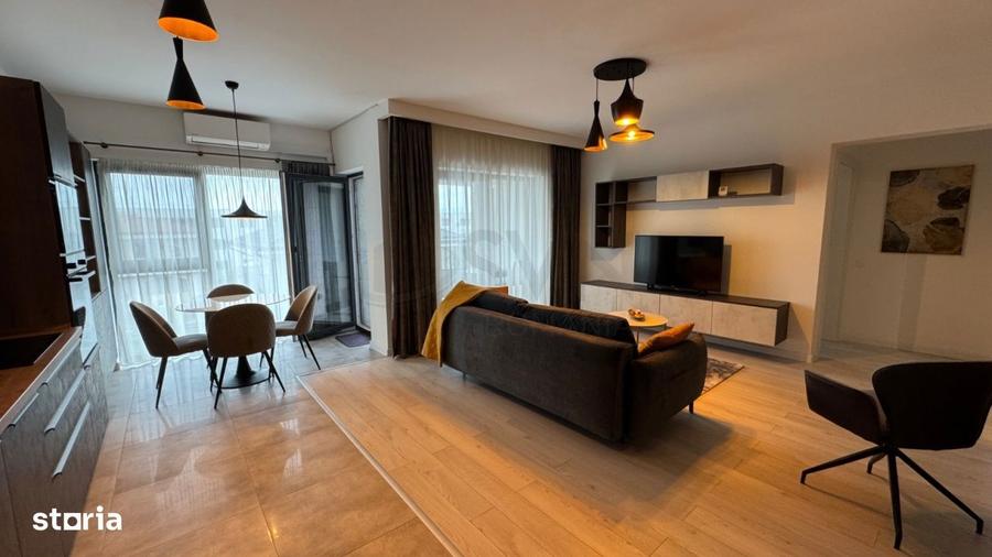 Apartament cu 2 camere, mobilat în Tunari