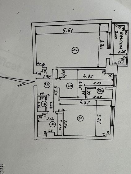 Apartament cu 2 camere decomandat, mobilat în Mazepa 1