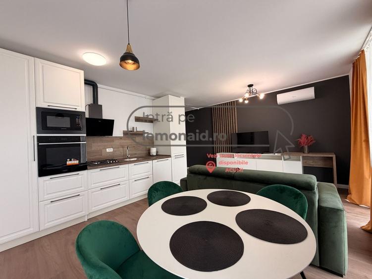 Apartament cu 2 camere semidecomandat, mobilat în Centrul Bancar
