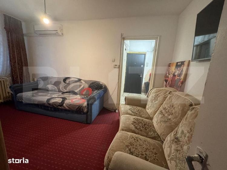 Apartament cu 2 camere semidecomandat în Rișca