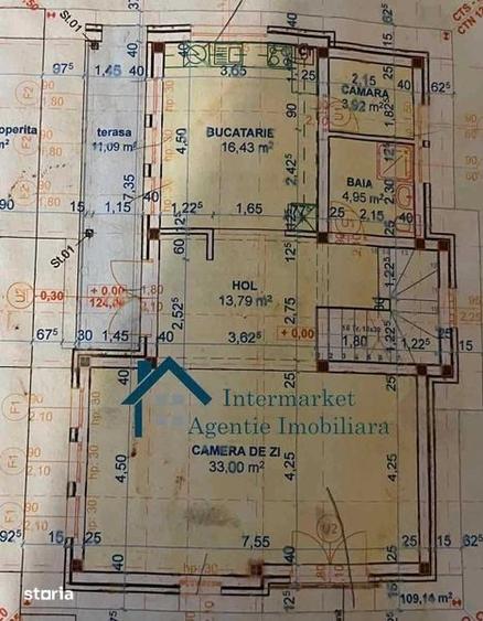 Casă cu 4 camere cu Teren 195 Mp în Central