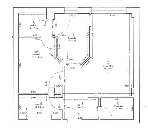 De inchiriat Apartament 2 camere decomandat | Brasov, Str. Carpatilor 24 - 2