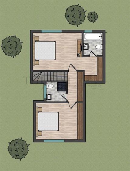 PIPERA | DE VANZARE APARTAMENT DUPLEX 5 CAMERE | GRADINA - 12