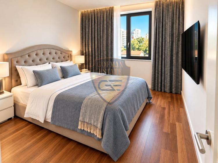 Apartament cu 2 camere semidecomandat, mobilat în Faleza Nord
