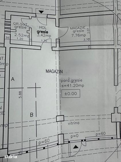 Spațiu comercial, de 55 mp, în Podu Roș