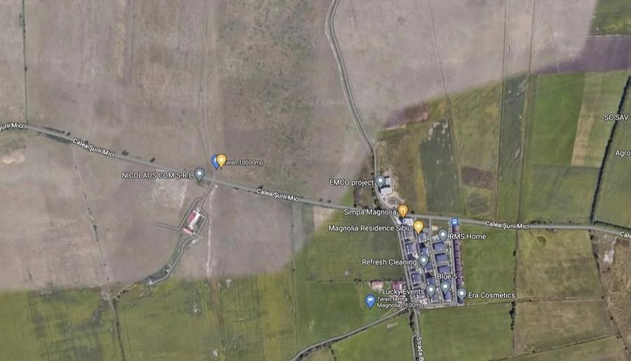 Teren de 7100 mp, în Central