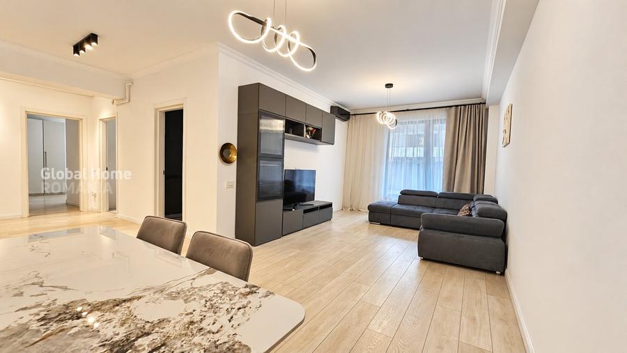 Apartament cu 3 camere decomandat, mobilat în Pipera