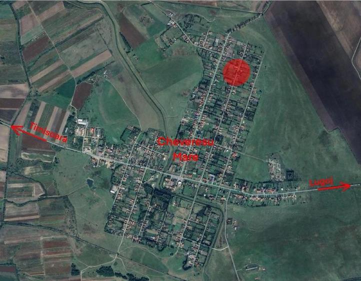 Teren de 1522 mp, în Chevereșu Mare