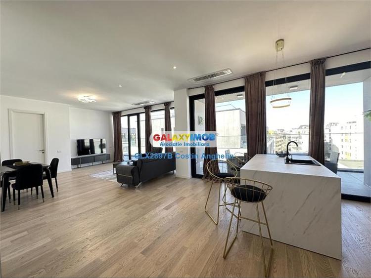 Apartament cu 4 camere decomandat, mobilat în Herăstrău
