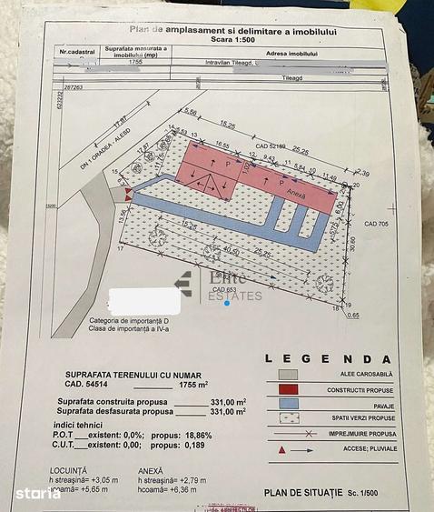 Teren de 1755 mp, în Tileagd