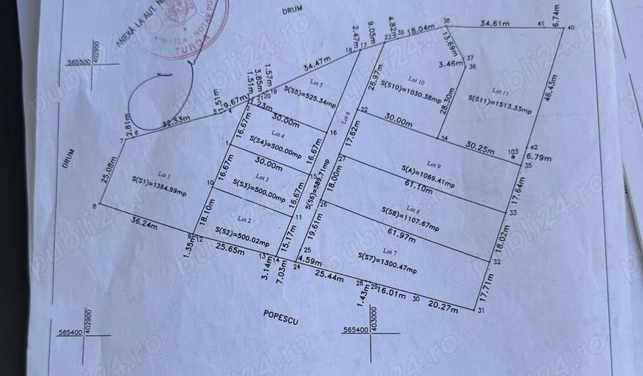 Parcele de teren de vanzare in Sandulesti, jud Cluj - 1