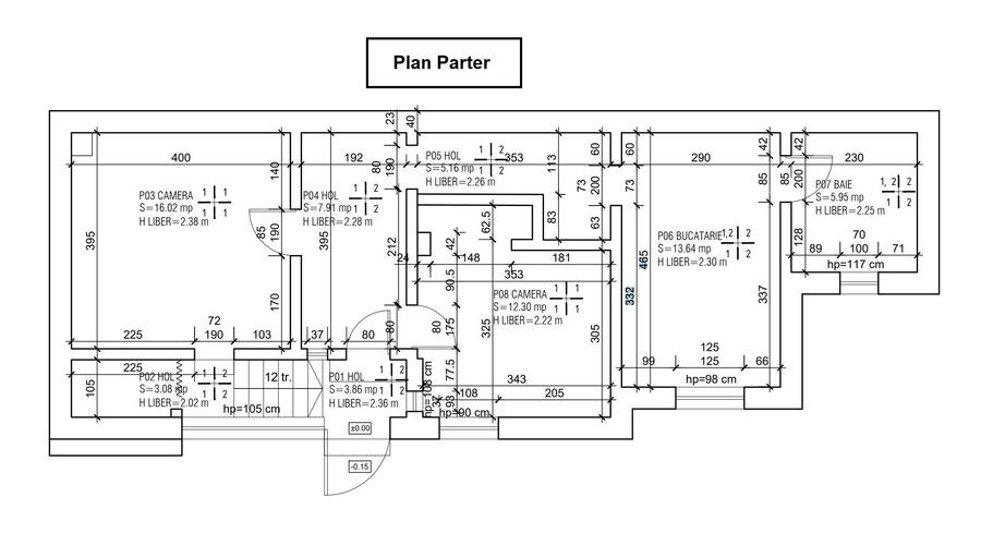 Bucurestii Noi, zona Cristim, casa Parter + Pod locuibil, 5 camere, 2 bai - 22