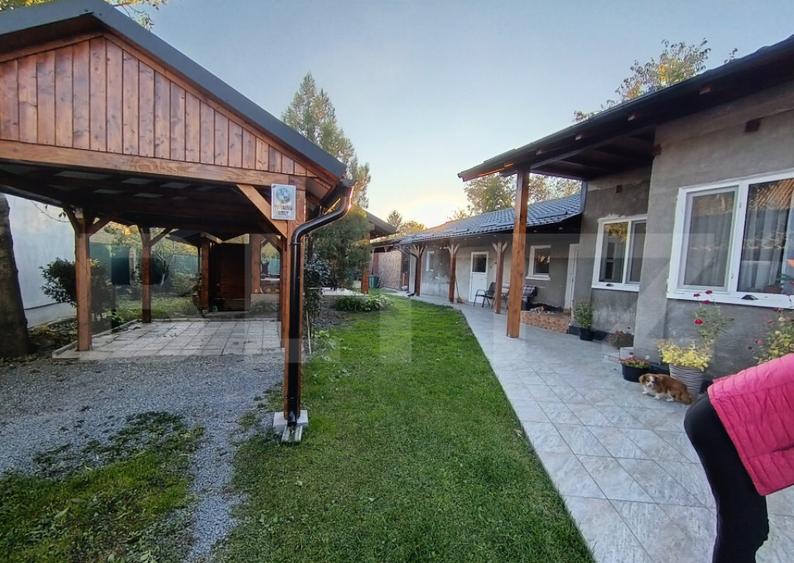 Casa cu 3 camere,baie, bucatarie,anexe.pivni?a teren 800 m - 12