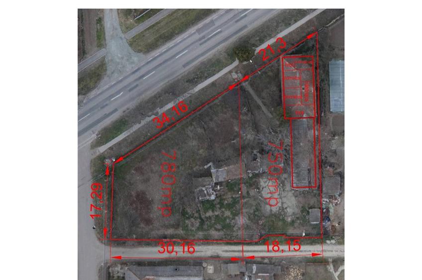 Teren intravilan+locuinta Cunesti, Calarasi - 2