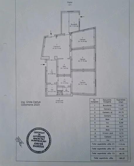 Ocazie!!! Blascovici Casa 8 camere - Proiect 2 Familii - 19
