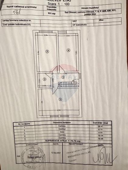 Casa individuala  6 camere de vanzare in Clinceni teren 1000mp - 16