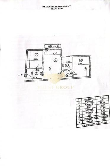 2 camere Ferdinand-Piata Iancului | Bloc reabilitat | - 1