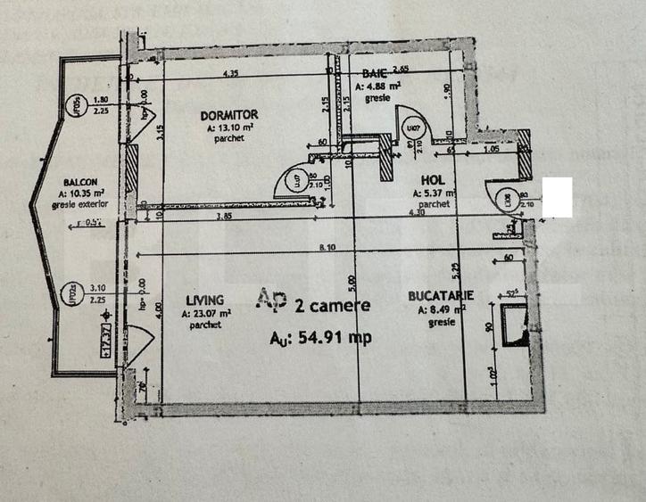 EXCLUSIV BLITZ ! Apartament 2 camere, etaj intermediar, parcare, Iulius Mall - 17
