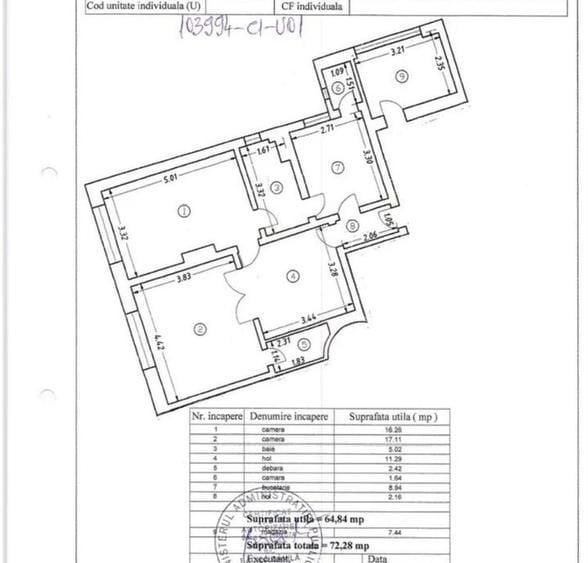 APARTAMENT 3 CAMERE - ULTRACENTRAL - 1