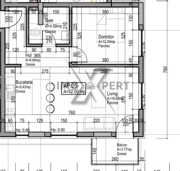 Apartament 2 camere, finisat, 52mp, Dambul Rotund - 2