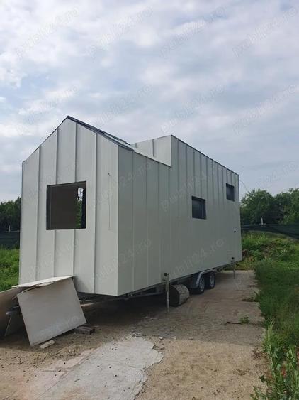 Tiny House la Ro?u pe Trailer fara autorizatie de constructie - 9