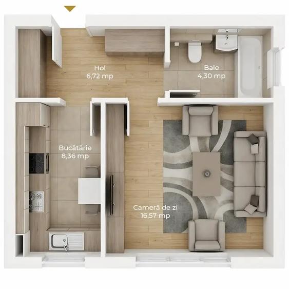 Garsoniera Finalizata - 1