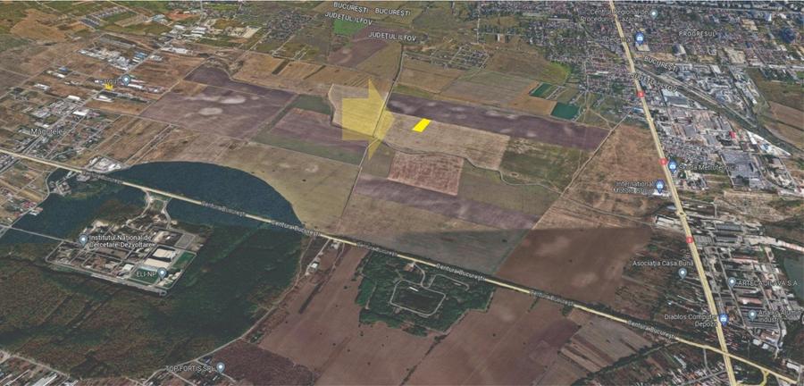 Vanzare teren 11507 mp Magurele - 1