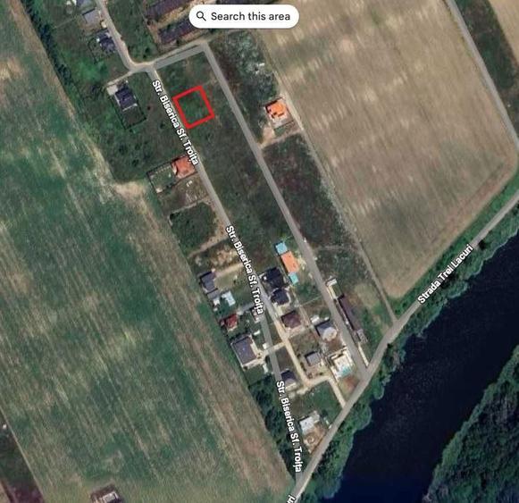 Teren intravilan Balotesti marginal cu Corbeanca, 540mp, 23m deschidere, aproape de lac, utilitati. - 1