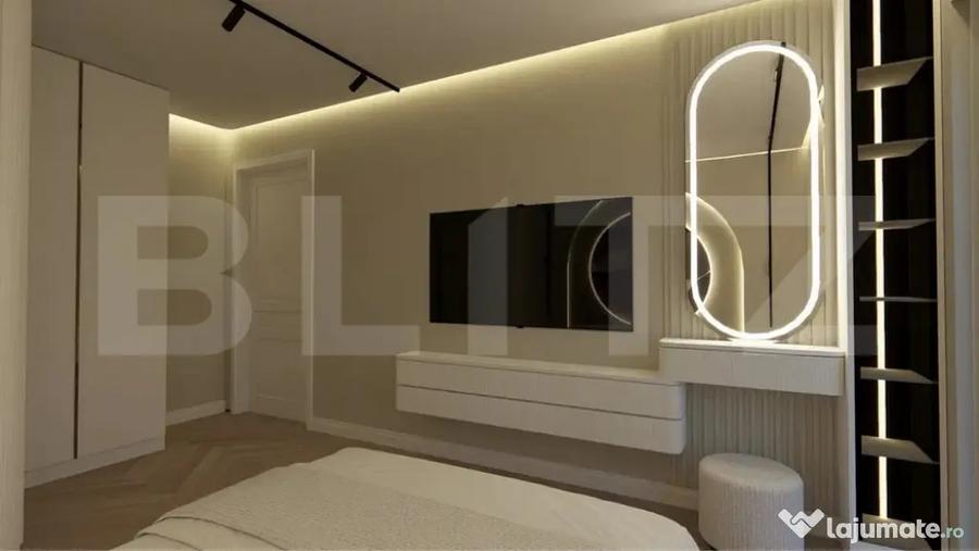 Apartament cu 2 camere semidecomandat în Tudor