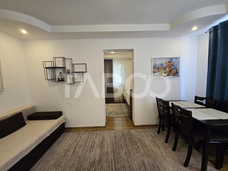Apartament cu 3 camere semidecomandat, mobilat în Țiglari