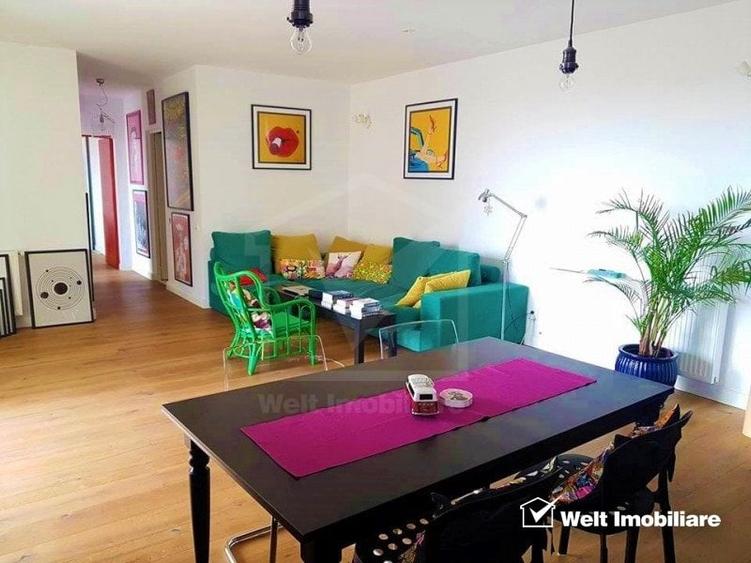 Apartament cu 3 camere semidecomandat, mobilat în Central