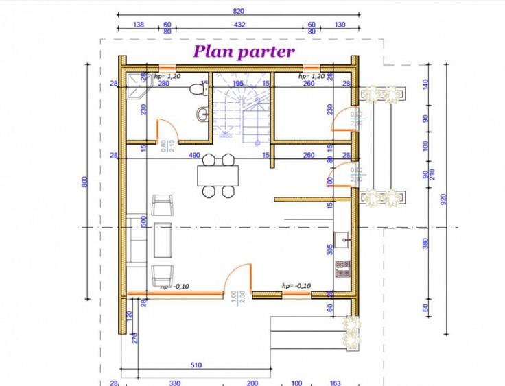 Casa noua P+E, 115 mp, teren 900 mp, langa de Vatra Dornei - 4