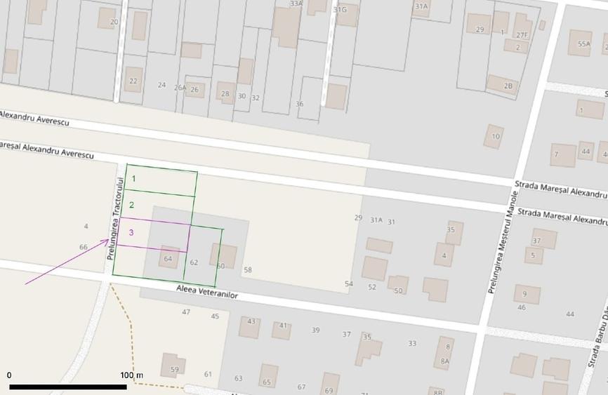 Teren intravilan construibil – 500 mp, deschidere 14 m – Veterani, Constanța - 4