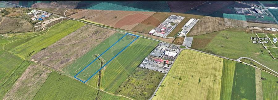 Teren comercial 5 ha, PUZ aprobat, acces direct Centura Nord Arad - 6