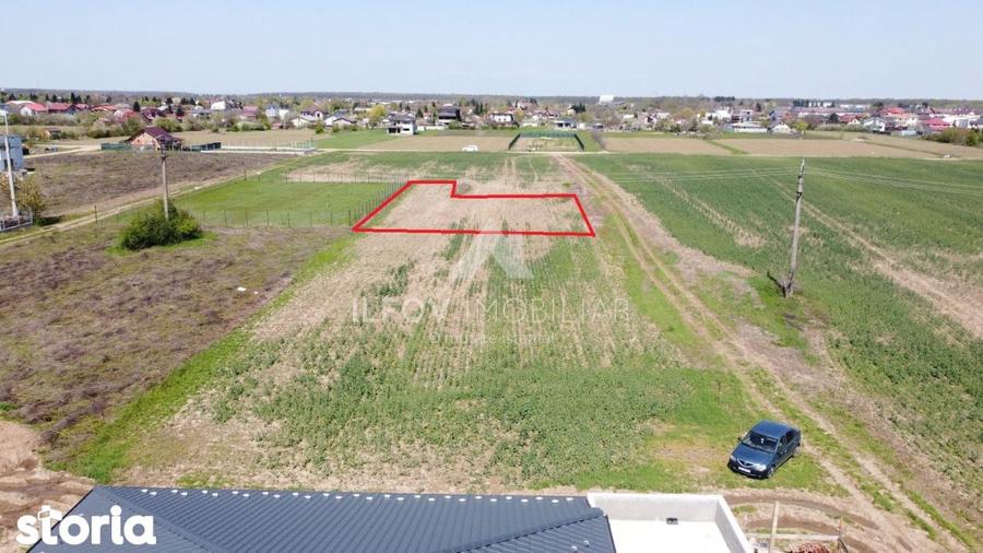 Teren Ghermanesti-Snagov 1250mp, deschidere 37.5ml, langa padure - 3