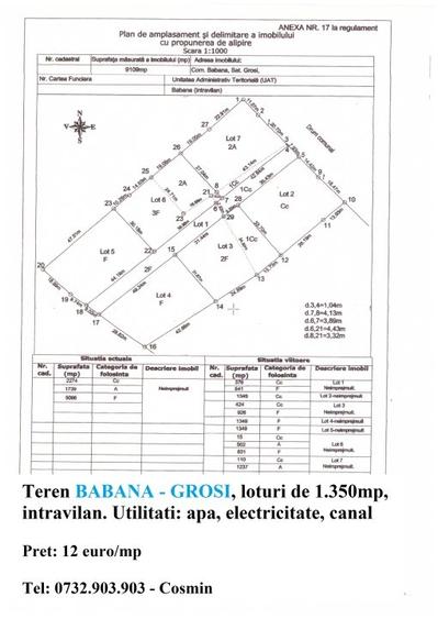 Terenuri Babana diverse suprafete - 1