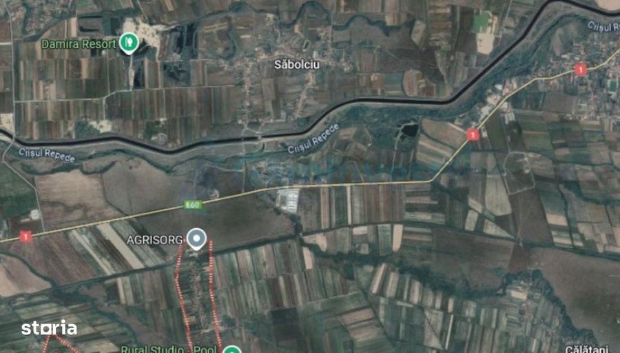 Teren intravilan cu front la E60, Sacadat, Bihor,Gaminvest,v3902 - 1