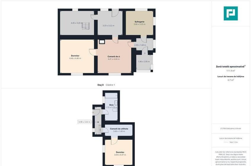 Casa cu teren de 2171 mp, zona centrala ?imand - 7