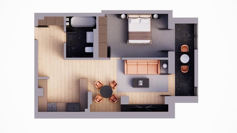 Apartament cu 2 camere decomandat în Iosefin