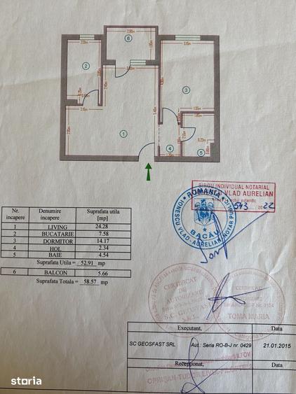 Apartament 2 camere, mobilat, etaj 4, cu loc de parcare, Pipera - 13