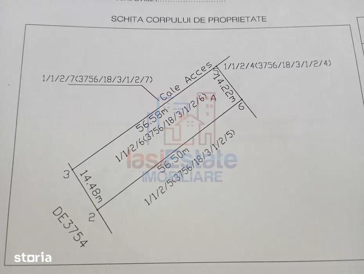 Teren de 810 mp, în Miroslava