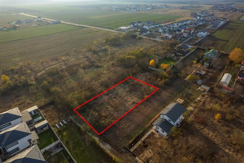 DRAGOMIRESTI-DEAL, TEREN 447 MP, PROIECT DE CASA INCLUS, DESCHIDERE 11 MP! - 11