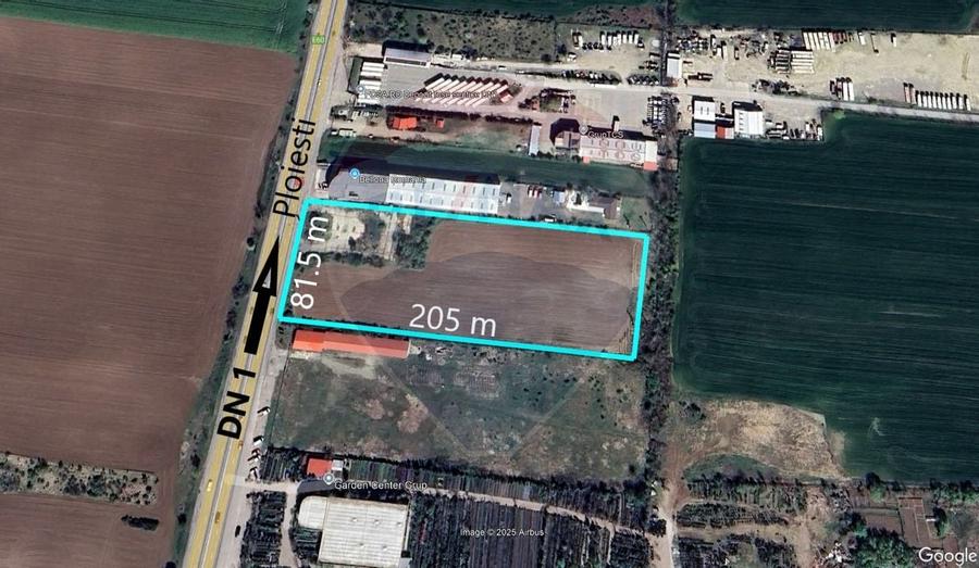 Teren intravilan 16752 mp, Tancabesti / DN 1 - 1