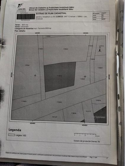 Vand teren paltinis - 2