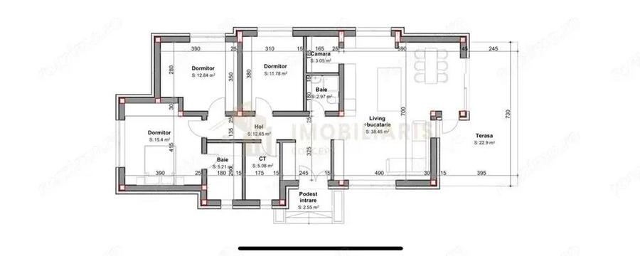 Casa individuala pe un nivel zona Castel Transilvaniei