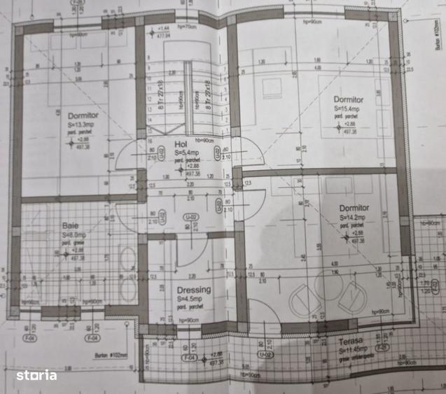 Casa 4 CAM, SU 150 MP, TEREN 693 MP in CHINTENI - 3