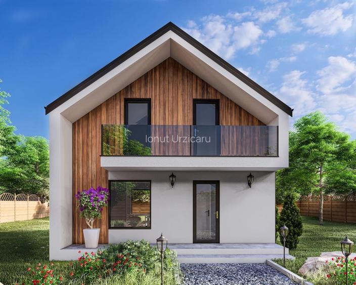 Casa individuala P+M - 4 camere - 2 bai - teren 324mp Casa individuala P+M - 4 camere - 2 bai - teren 324mp