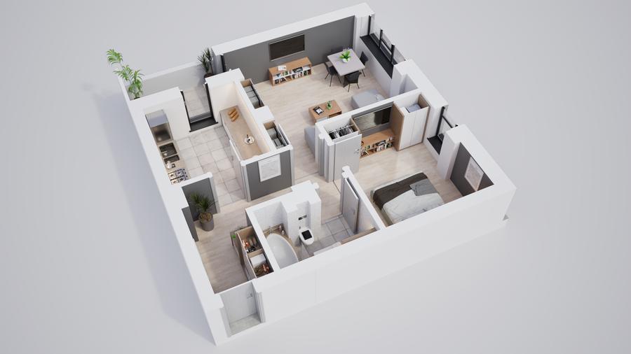 Apartament 2 camere intr-un complex cu parc privat - Respira aer curat acasa - 12