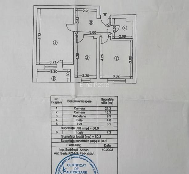 Apartament 2 camere Exigent | Faza 5 | Mobilat | Nou